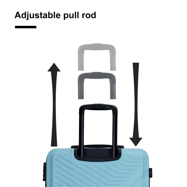 Travelhouse Luggage Set 3 Piece Suitcase Set Double Spinner Wheels TSA Lock Carry-on luggage Clearance (20inch 24inch 28inch) - Image 7