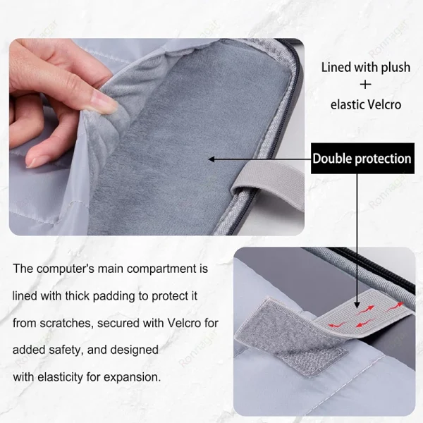 Laptop Sleeve Bag Compatible with MacBook Air/Pro 13-13.6 inch Notebook MacBook Pro 14 Inch MacBook Air M1 M2 Sleeve 13/13.3Inch - Image 4