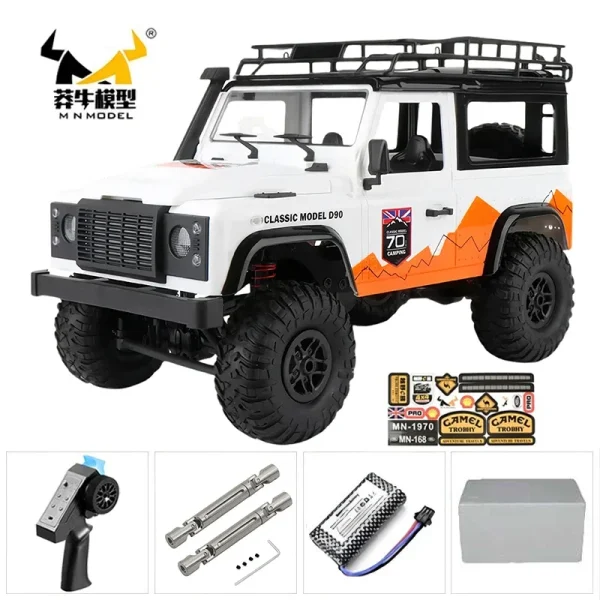 MN MN82 1:12 Retro Rc Car With LED Lights Full-scale Simulation LC79 Professional 4WD Remote Control Pickup RC Truck Model Toys - Image 9