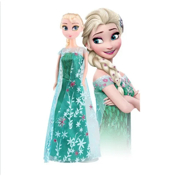 Disney Frozen 2 Elsa Anna Figure Princess Doll Toys Snow Queen Boys Girls Toys Elsa Dolls Clothes for Dolls - Image 9