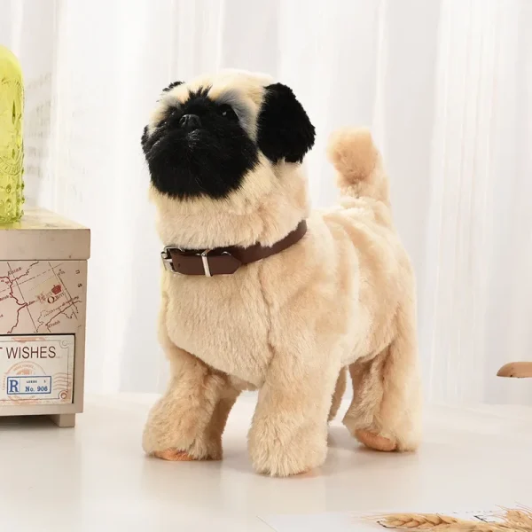 New Simulation Electric Pet Dog Voice Control Walking Nodding Music Touch Robot Animal Plush Pet Children's Toy Gift - Image 6