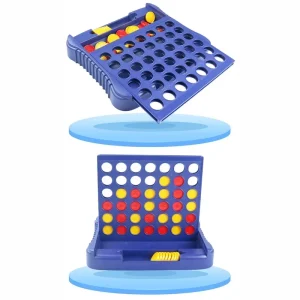 Foldable Connect 4 In A Line Board Game Classic Party Chess Family Toy Early Educational Puzzle Children Thinking Training Gifts