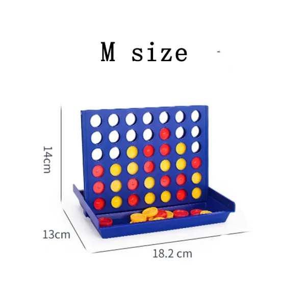 Foldable Connect 4 In A Line Board Game Classic Party Chess Family Toy Early Educational Puzzle Children Thinking Training Gifts - Image 10
