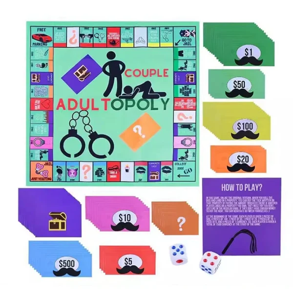 Hot Adult Couple Game Night Intimacy Deck Board Game Date Night Ideas Conversation Cards for Newlywed Wife Desktop Floor Toy - Image 2