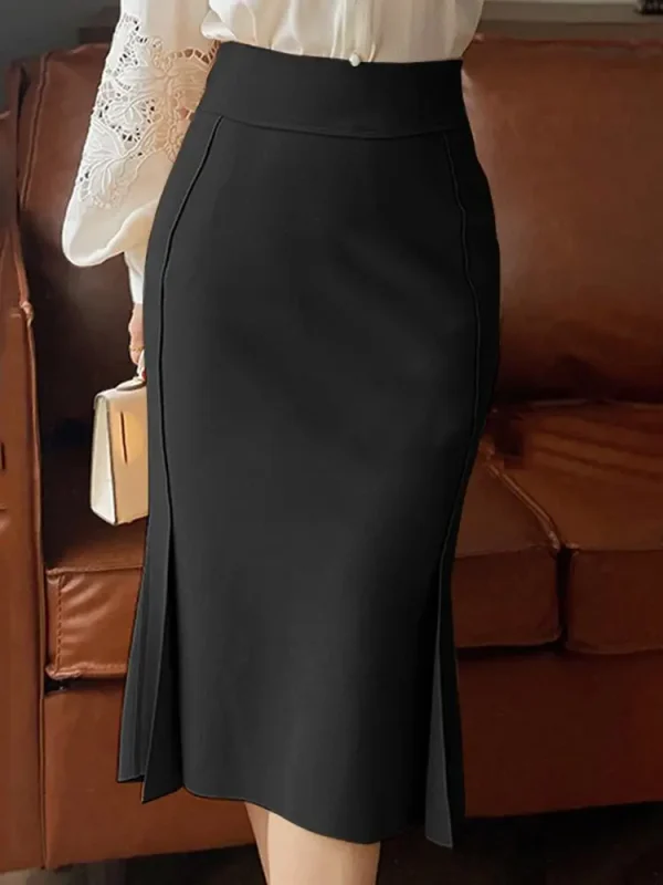 ZANZEA Package Hip High Waist Fishtail Skirts Elegant Women Evangelical Knee-length Saias Office Mermaid Skirts Fashion 2023 - Image 8