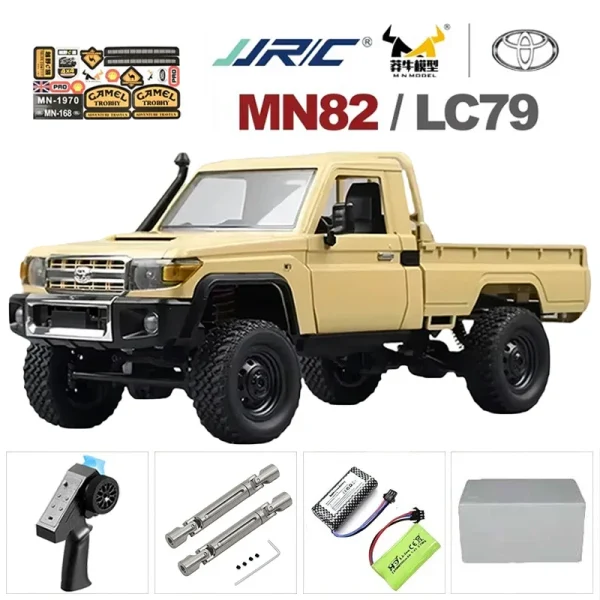 MN MN82 1:12 Retro Rc Car With LED Lights Full-scale Simulation LC79 Professional 4WD Remote Control Pickup RC Truck Model Toys - Image 17