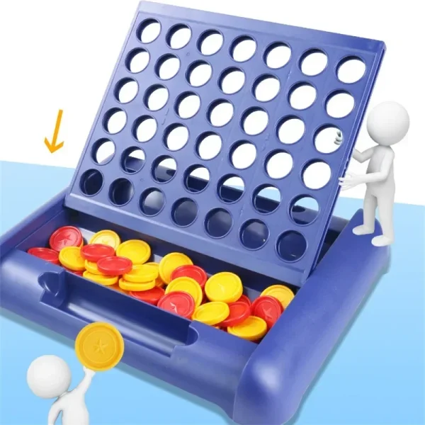 Foldable Connect 4 In A Line Board Game Classic Party Chess Family Toy Early Educational Puzzle Children Thinking Training Gifts - Image 3