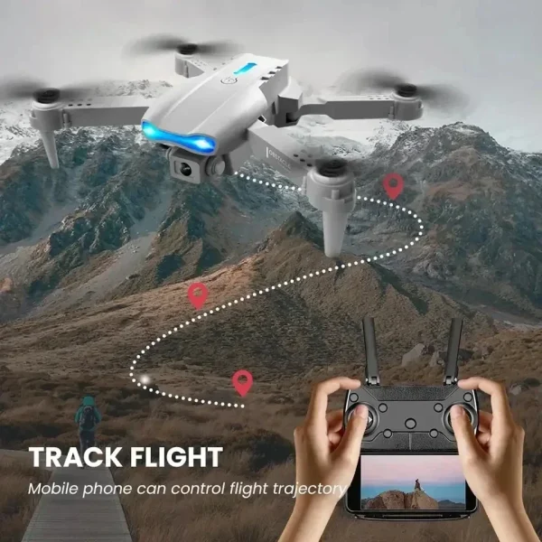 New E99 PRO Drones GPS Profesional 8K with HD Camera FPV 5G Wifi Brushless Motor Foldable RC Quadcopter Obstacle Avoidance Dron - Image 4