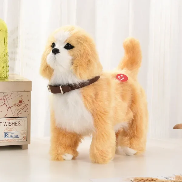 New Simulation Electric Pet Dog Voice Control Walking Nodding Music Touch Robot Animal Plush Pet Children's Toy Gift - Image 8