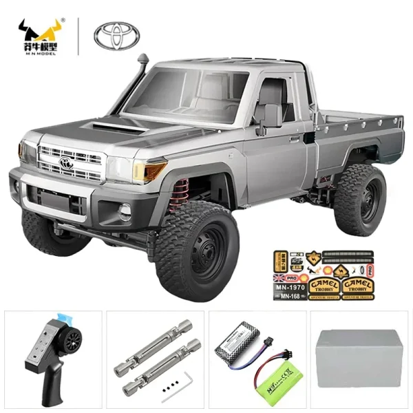 MN MN82 1:12 Retro Rc Car With LED Lights Full-scale Simulation LC79 Professional 4WD Remote Control Pickup RC Truck Model Toys - Image 15