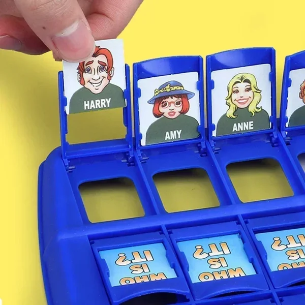 Guess who I am board game parent-child interaction toy logical reasoning children's puzzle guess me you my character chessboard - Image 2