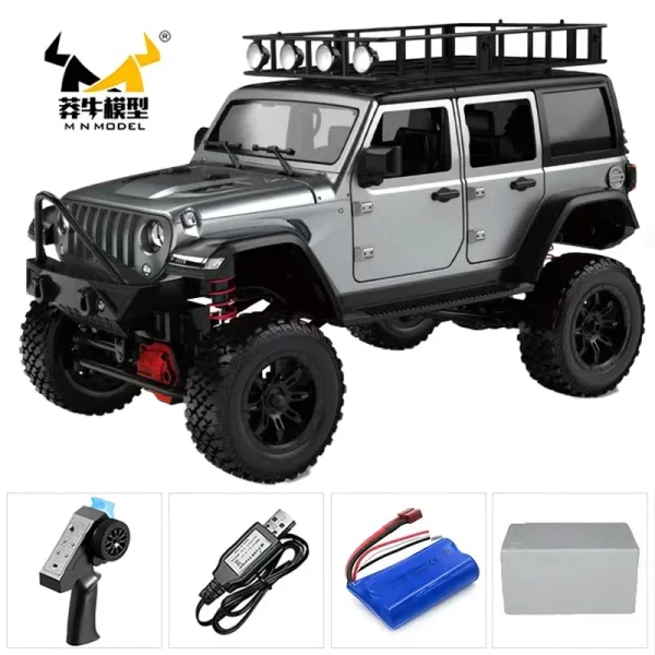 MN MN82 1:12 Retro Rc Car With LED Lights Full-scale Simulation LC79 Professional 4WD Remote Control Pickup RC Truck Model Toys - Image 6