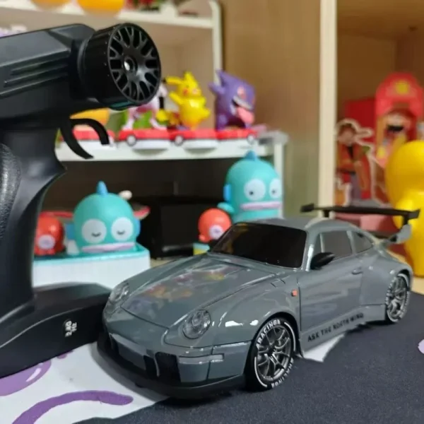 Rc Remote Control Car Entry-Level Drift Car Full-Size Mini Radio High-Speed Car 993 Limited Edition Liquid Silver Boy Toy Gift - Image 5