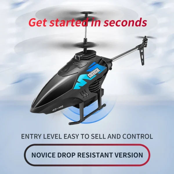 4DRC M6 Remote Control RC Helicopter with 4K Camer Altitude Hold Drone 2.4GHZ 4CH Aircraft for Adults Birthday Kids Gifts Toys - Image 4