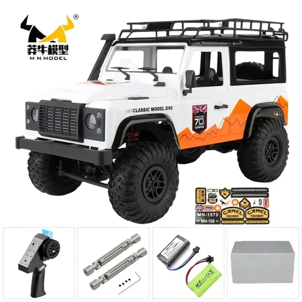 MN MN82 1:12 Retro Rc Car With LED Lights Full-scale Simulation LC79 Professional 4WD Remote Control Pickup RC Truck Model Toys - Image 8