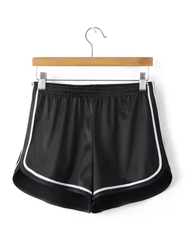 New 2023 Women Shorts Summer Silk Slim Beach Casual White Egde Shorts Hot - Image 9