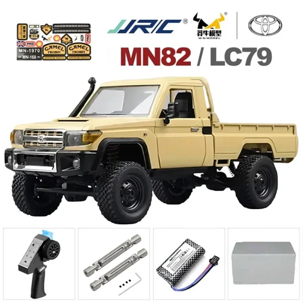 MN MN82 1:12 Retro Rc Car With LED Lights Full-scale Simulation LC79 Professional 4WD Remote Control Pickup RC Truck Model Toys - Image 18