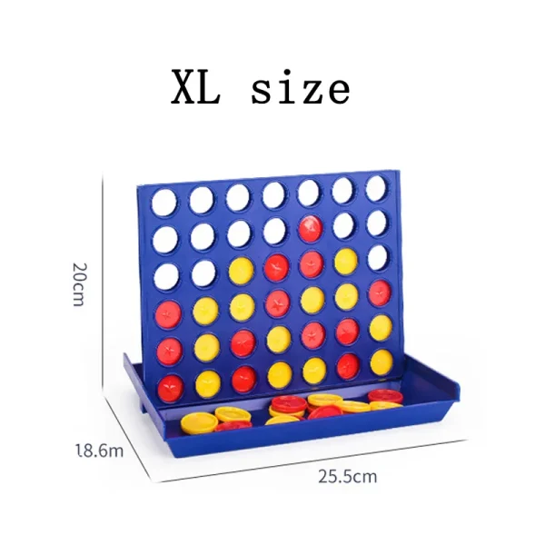 Foldable Connect 4 In A Line Board Game Classic Party Chess Family Toy Early Educational Puzzle Children Thinking Training Gifts - Image 9