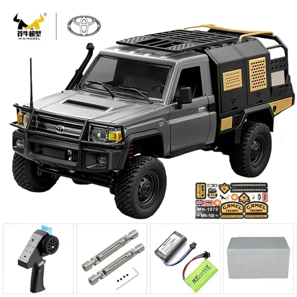 MN MN82 1:12 Retro Rc Car With LED Lights Full-scale Simulation LC79 Professional 4WD Remote Control Pickup RC Truck Model Toys - Image 11