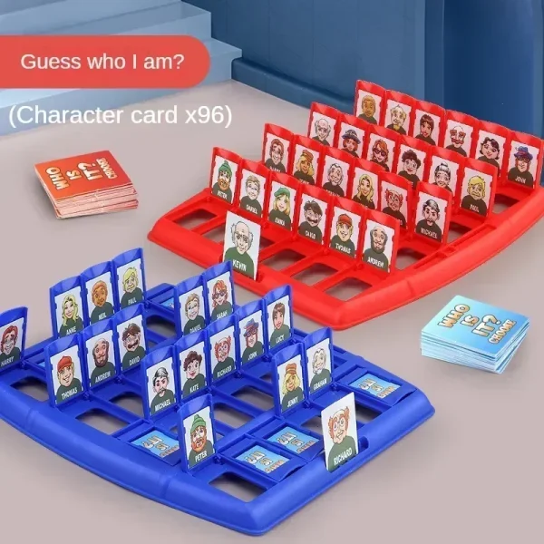 Guess who I am board game parent-child interaction toy logical reasoning children's puzzle guess me you my character chessboard - Image 7