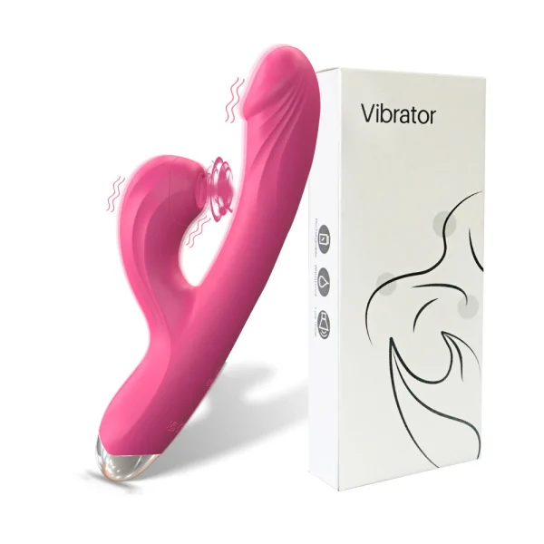 Rabbit Sucker G Spot Vibrator for Women 20 Powerful Modes Clit Vagina Stimulator Anal Plug Dildo Sex Toy Female Goods for Adults - Image 11