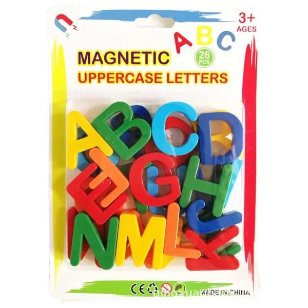 26pcs Magnetic Learning Alphabet Letters Plastic Refrigerator Stickers Toddlers Kids Learning Spelling Counting Educational Toys - Image 9