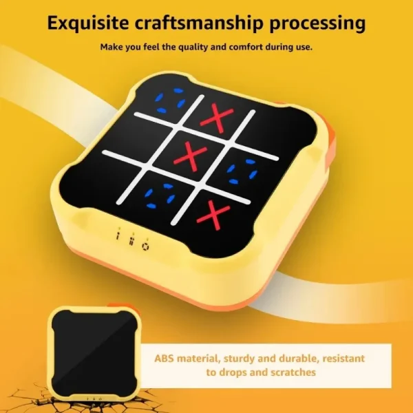 Multifunctional Electronic Tic-Tac-Toe Board Board Games Montessori Puzzle Table Game Chess Chess Set Portable For Adults Kids - Image 4