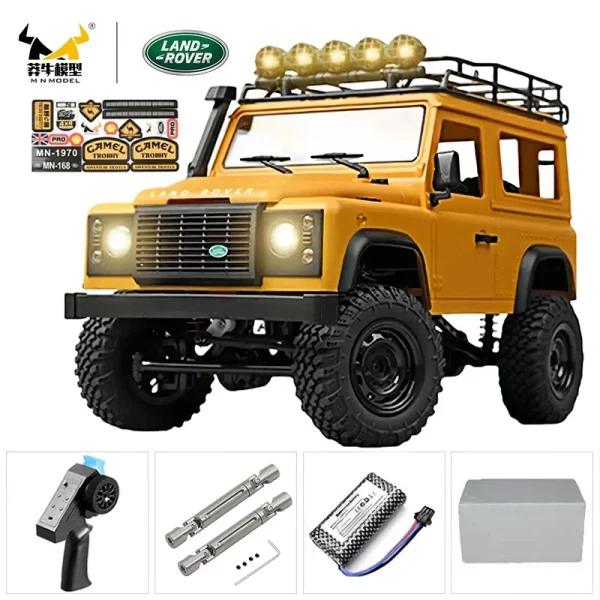 MN MN82 1:12 Retro Rc Car With LED Lights Full-scale Simulation LC79 Professional 4WD Remote Control Pickup RC Truck Model Toys - Image 4