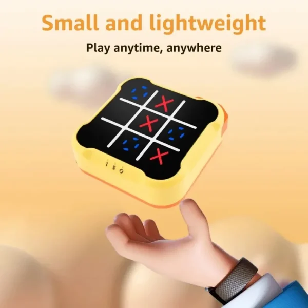 Multifunctional Electronic Tic-Tac-Toe Board Board Games Montessori Puzzle Table Game Chess Chess Set Portable For Adults Kids - Image 5