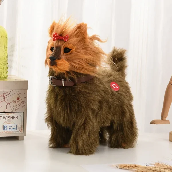 New Simulation Electric Pet Dog Voice Control Walking Nodding Music Touch Robot Animal Plush Pet Children's Toy Gift - Image 7