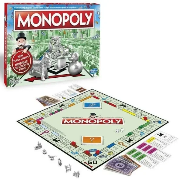 Experience Fun for All Ages with MONOPOLY English Board Game - Classic Game for Family and Friends - Image 2