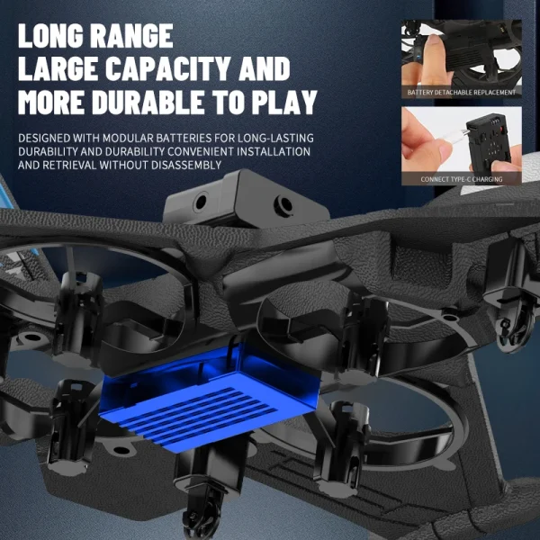 RC Plane with Camera Helicopter Remote Control Aircraft Obstacle Avoidance Fighter 2.4G Airplane EPP Foam Plane Children Toys - Image 6