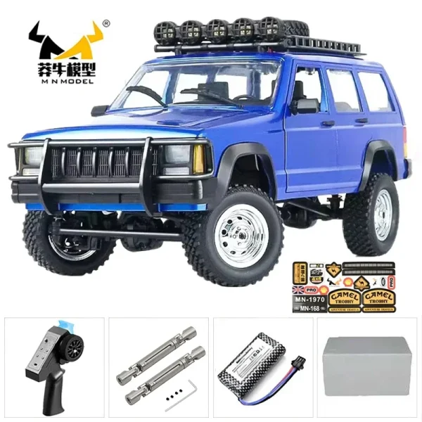 MN MN82 1:12 Retro Rc Car With LED Lights Full-scale Simulation LC79 Professional 4WD Remote Control Pickup RC Truck Model Toys - Image 27