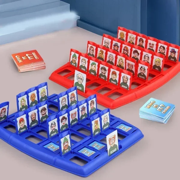 Guess who I am board game parent-child interaction toy logical reasoning children's puzzle guess me you my character chessboard - Image 6