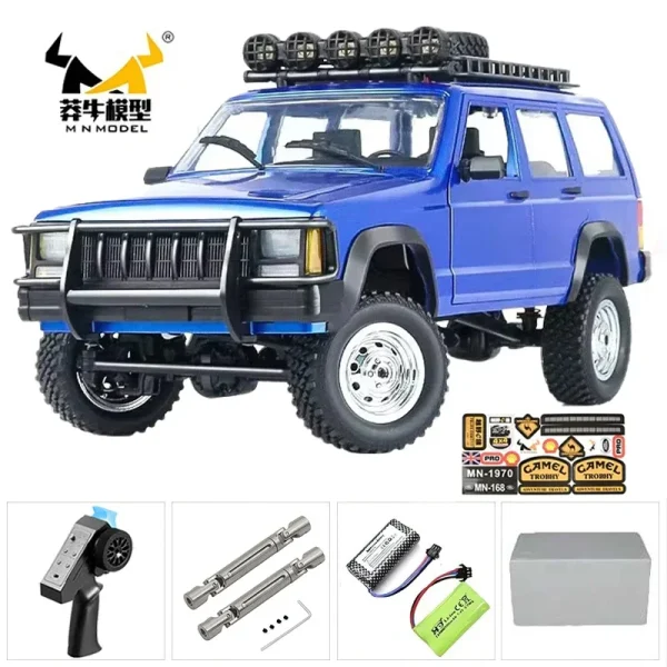 MN MN82 1:12 Retro Rc Car With LED Lights Full-scale Simulation LC79 Professional 4WD Remote Control Pickup RC Truck Model Toys - Image 20