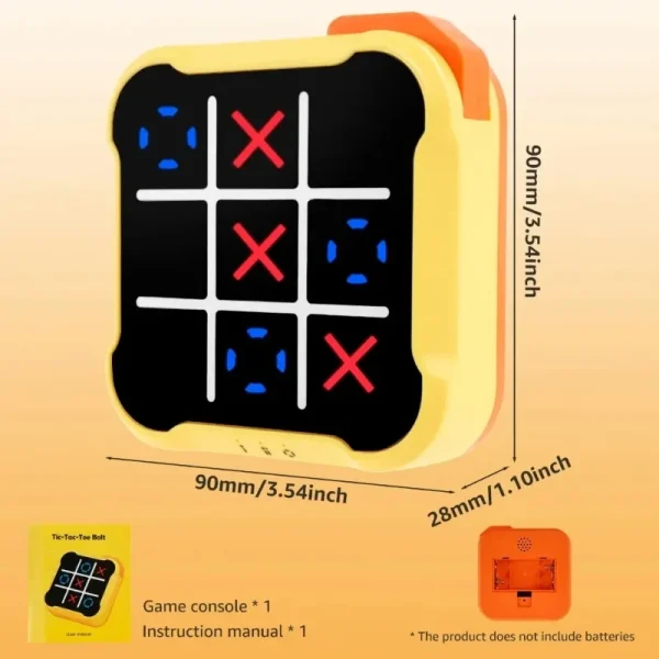 Multifunctional Electronic Tic-Tac-Toe Board Board Games Montessori Puzzle Table Game Chess Chess Set Portable For Adults Kids - Image 3