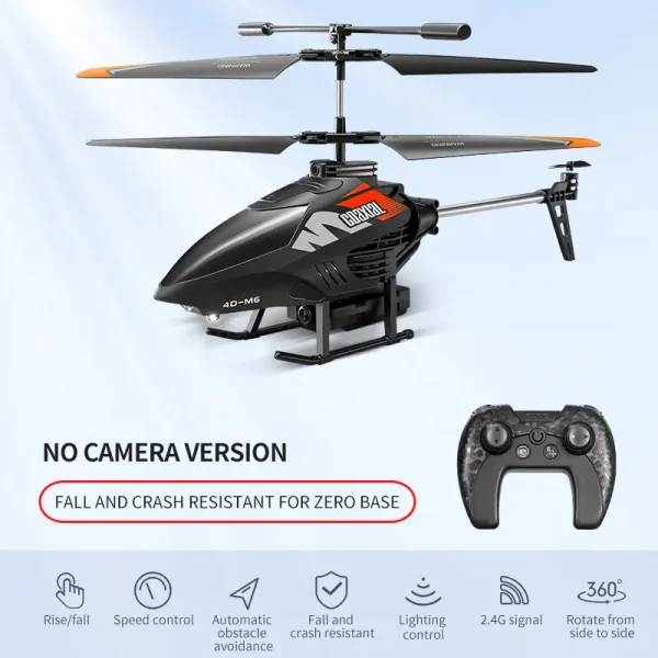 4DRC M6 Remote Control RC Helicopter with 4K Camer Altitude Hold Drone 2.4GHZ 4CH Aircraft for Adults Birthday Kids Gifts Toys - Image 10