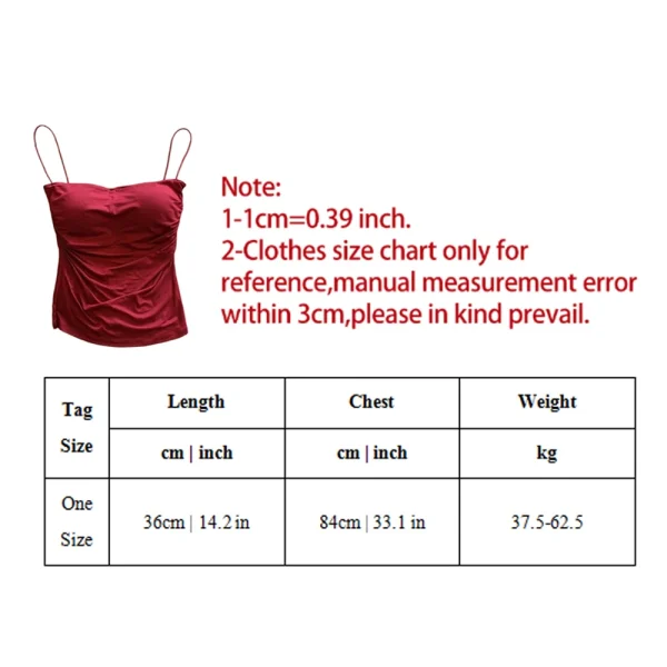 Summer Camisoles Tank Tops Women With Built In Bra Spaghetti Strap Tanks Vest Sleeveless Tees Cropped Top Solid Color Casual Top - Image 6
