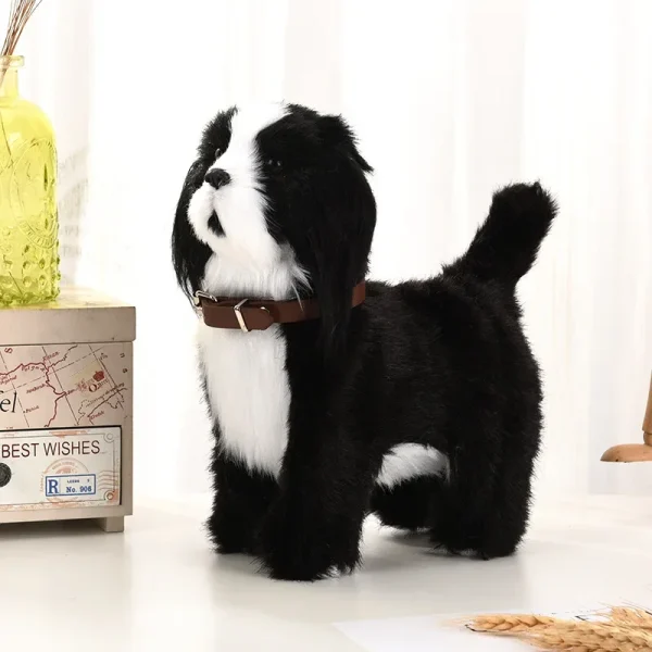 New Simulation Electric Pet Dog Voice Control Walking Nodding Music Touch Robot Animal Plush Pet Children's Toy Gift - Image 11