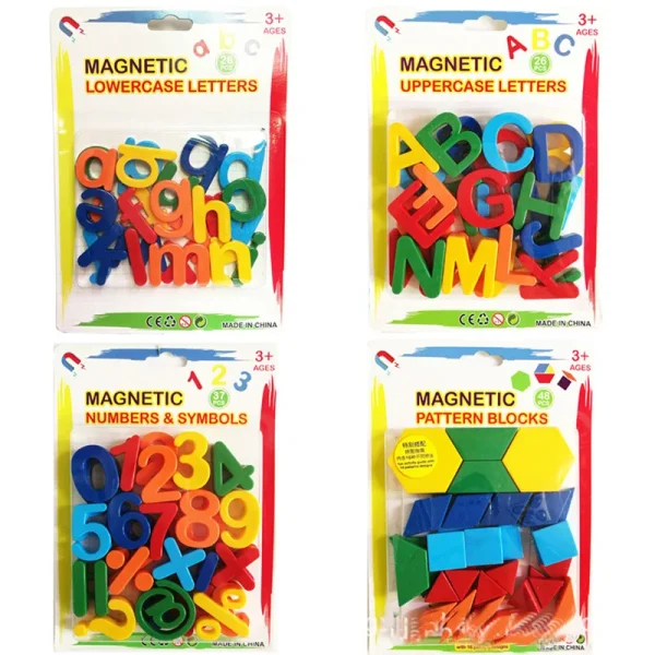 26pcs Magnetic Learning Alphabet Letters Plastic Refrigerator Stickers Toddlers Kids Learning Spelling Counting Educational Toys - Image 2