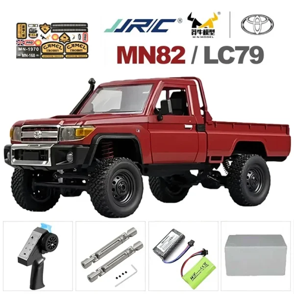 MN MN82 1:12 Retro Rc Car With LED Lights Full-scale Simulation LC79 Professional 4WD Remote Control Pickup RC Truck Model Toys - Image 19