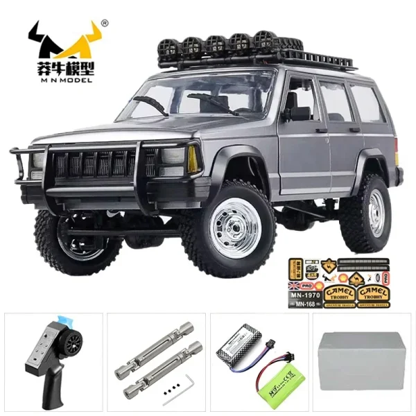 MN MN82 1:12 Retro Rc Car With LED Lights Full-scale Simulation LC79 Professional 4WD Remote Control Pickup RC Truck Model Toys - Image 2