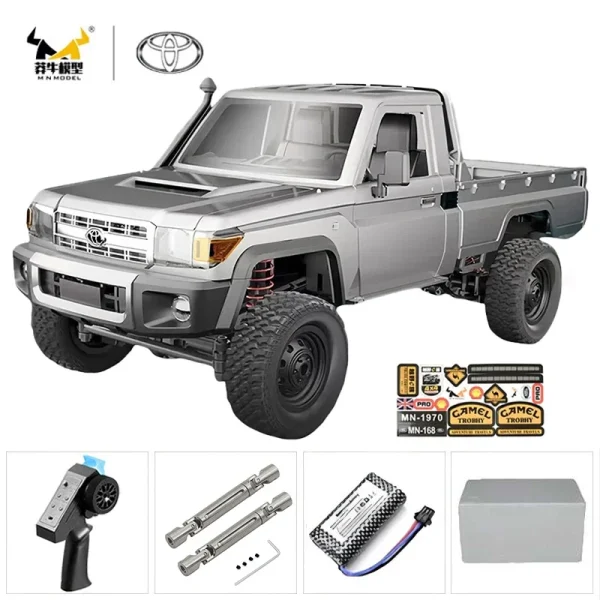 MN MN82 1:12 Retro Rc Car With LED Lights Full-scale Simulation LC79 Professional 4WD Remote Control Pickup RC Truck Model Toys - Image 16