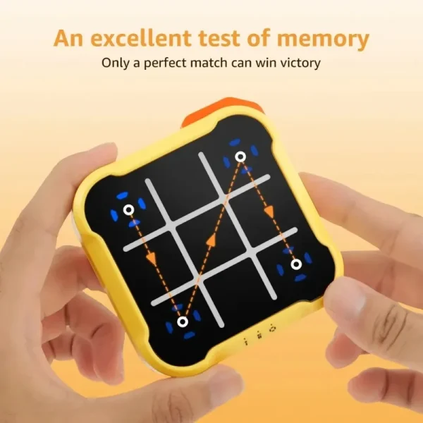 Multifunctional Electronic Tic-Tac-Toe Board Board Games Montessori Puzzle Table Game Chess Chess Set Portable For Adults Kids - Image 2