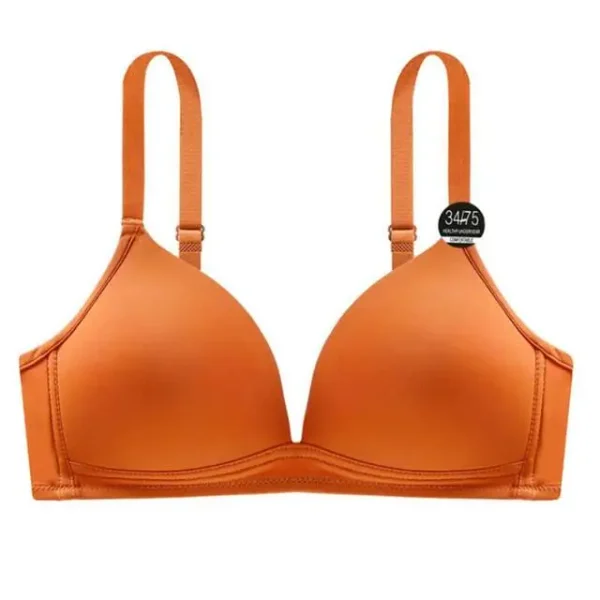 Adjustable Shoulder Straps Gathering Girls' Bras Women's Underwear Thin Breathable Triangle Cup Bralette Seamless Brassiere - Image 10