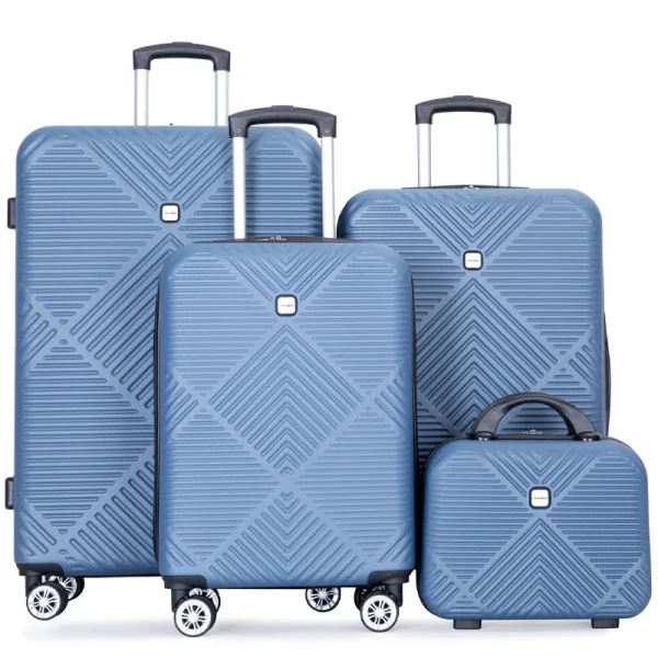 4 Piece Luggage Sets Travel Suitcase, Large Capacity Lightweight Luggage Sets with Double Spinner Wheels, Carry On Luggage set - Image 19