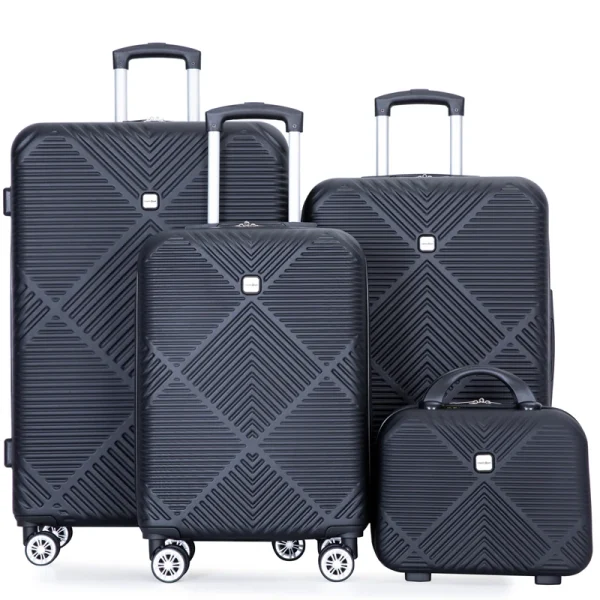 4 Piece Luggage Sets Travel Suitcase, Large Capacity Lightweight Luggage Sets with Double Spinner Wheels, Carry On Luggage set - Image 20