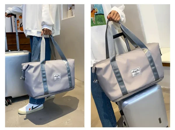 UNIXINU Carry On Travel Duffle Bag Nylon Waterproof Sports Gym Tote Bags for Women Large Capacity Storage Luggage Handbag - Image 28