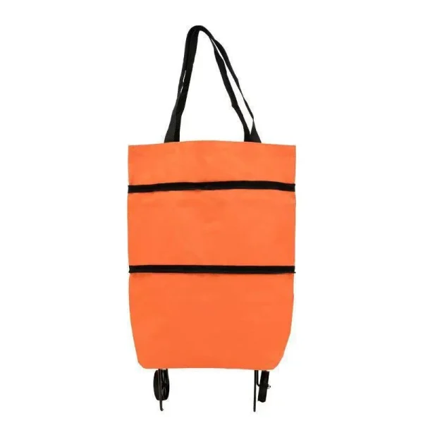 Convenient Folding Portable Wheels Handbag Waterproof Supermarket Shopping Trolley Weight 25 Kg - Image 12