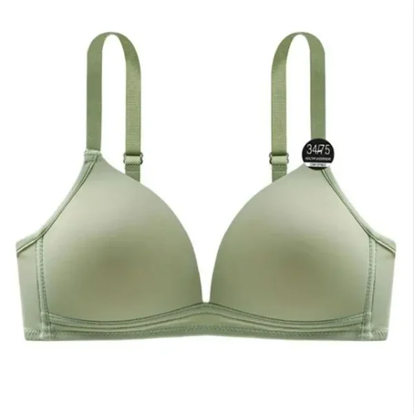 Adjustable Shoulder Straps Gathering Girls' Bras Women's Underwear Thin Breathable Triangle Cup Bralette Seamless Brassiere - Image 9